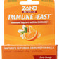 Zand Immunity Immune Fast 15 Zesty Orange Flavored Chewable Tablets Front of Box