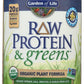 Garden of Life Raw Organic Protein & Greens Vanilla Flavor 550g Front of Tub