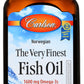 Carlson Fish Oil 1600 mg Front of Bottle