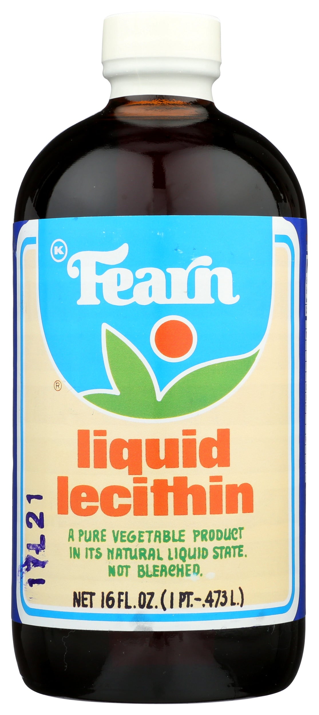 Fearn Liquid Lecithin 16 fl. oz. Front