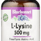 Bluebonnet L-Lysine 500 mg 100 Vegetable Capsules Front