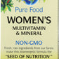Whole Earth & Sea Women's Multivitamin 60 Tablets Front of Box