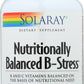 Solaray Balanced B-Stress with Vitamin C 100 VegCaps Front of Bottle