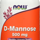 Now D-Mannose 500mg 240 VegCaps Front of Bottle