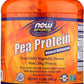 Now Sports Organic Pea Protein 2lbs Front of Tub