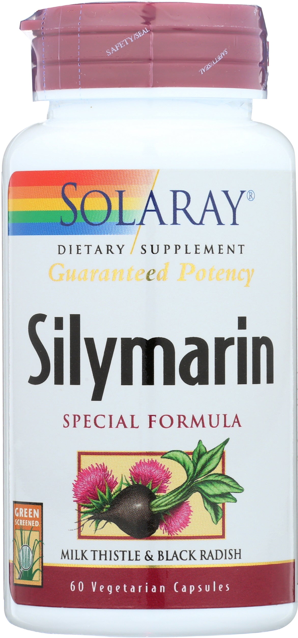 Solaray Advanced Formula Silymarin Liver Support 60 VegCaps Front