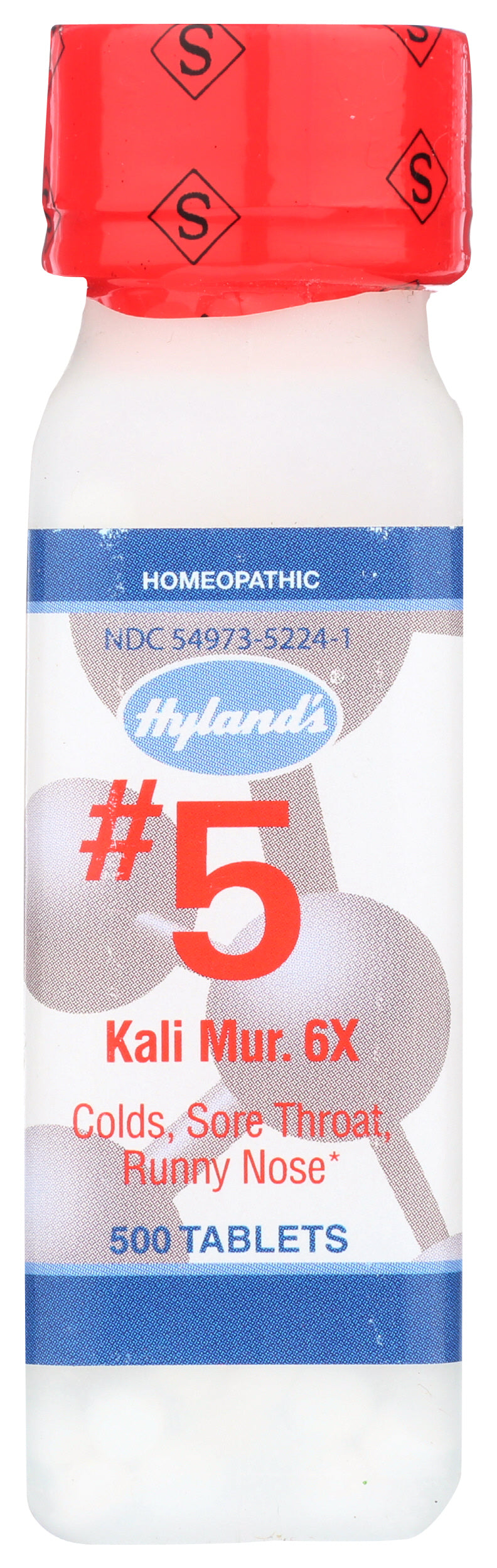 Hyland's #5 Kali Mur. 6X 500 Tablets Front