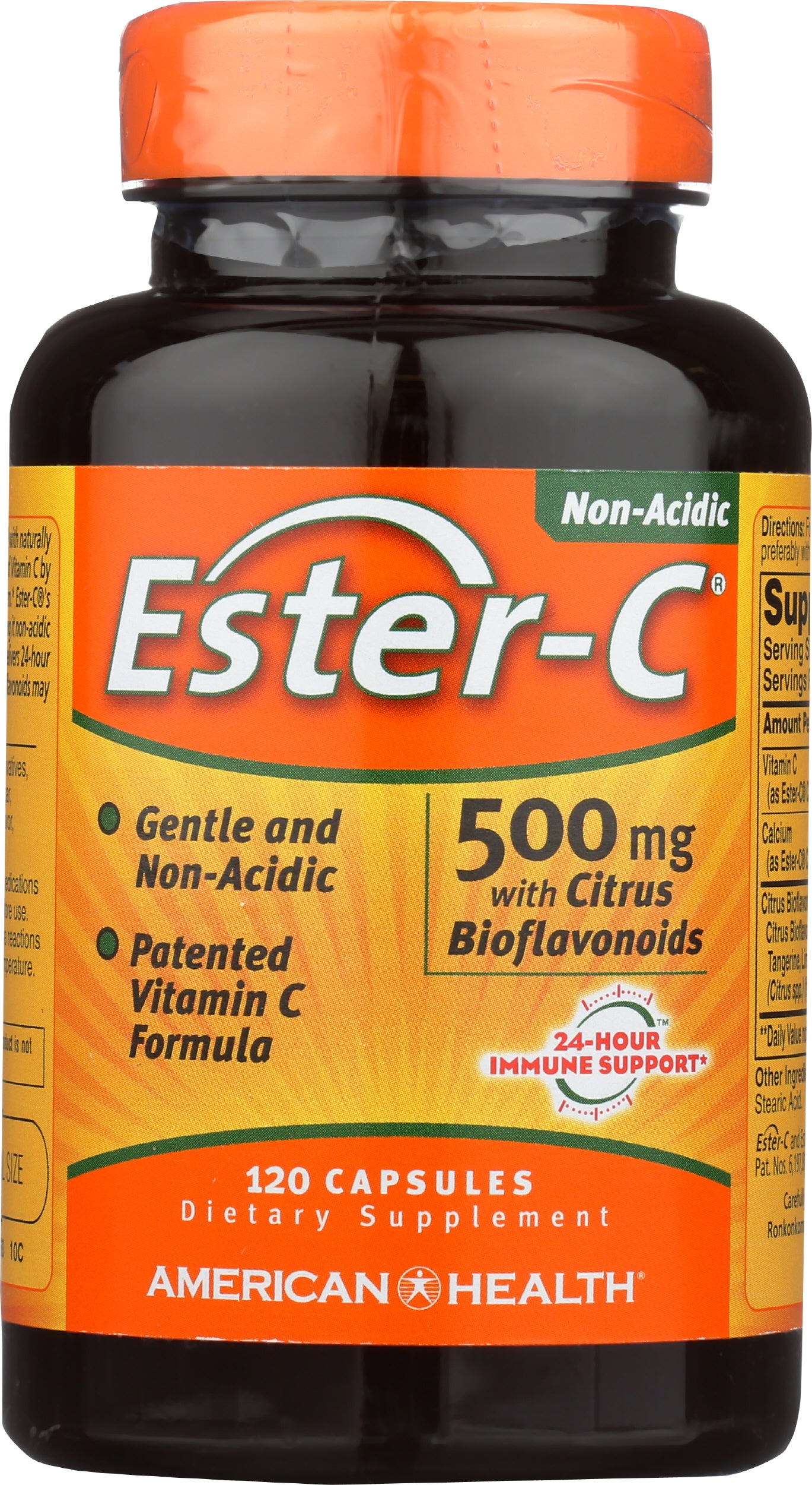 American Health Ester-C 500mg 120 Capsules Front of Bottle