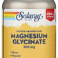 Solaray Magnesium Glycinate 350mg 120 VegCaps Front of Bottle