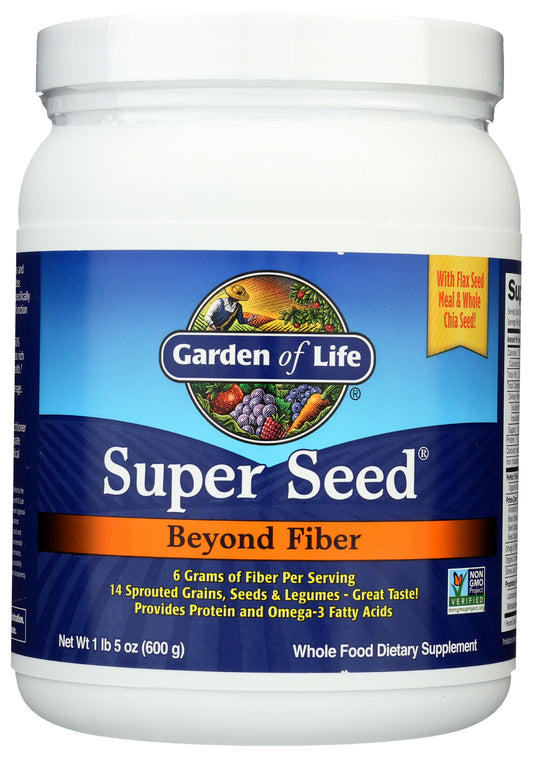 Garden of Life Super Seed Beyond Fiber 600g Front
