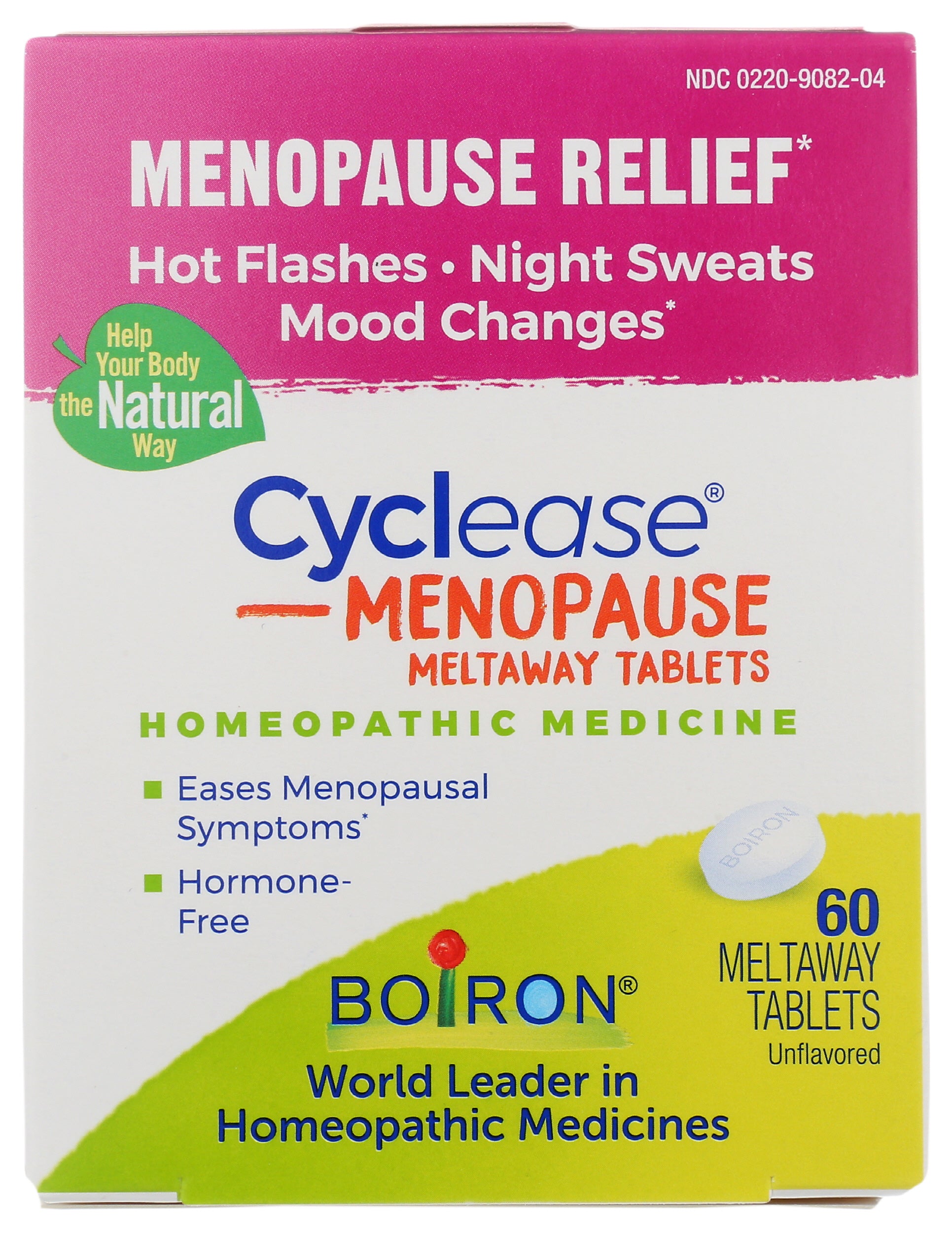 Boiron Cyclease Menopause 60 Tablets Front