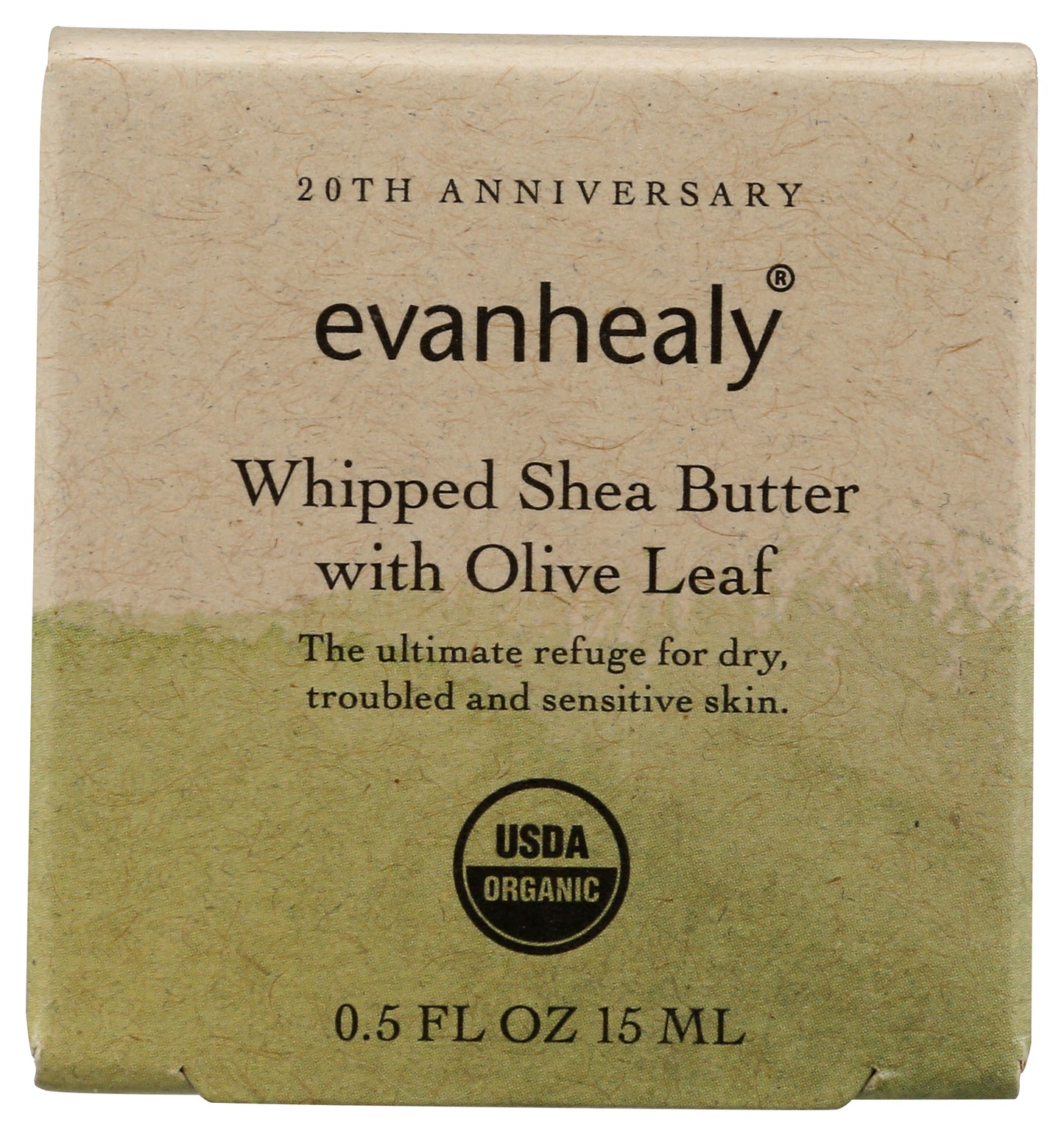 evanhealy Whipped Shea Butter with Olive Leaf 1.9 Fl. Oz. Front