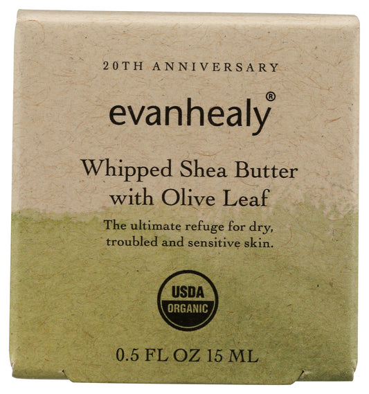 evanhealy Whipped Shea Butter with Olive Leaf 1.9 Fl. Oz. Front