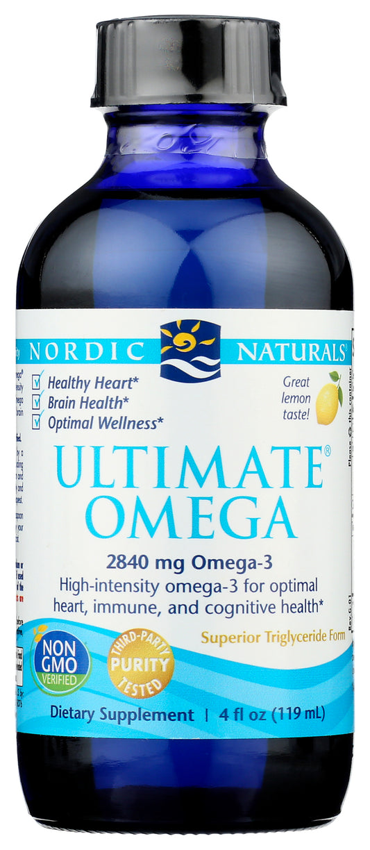 Nordic Naturals Ultimate Omega 2840mg 4 fl oz Front of Bottle