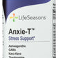LifeSeasons Anxie-T Stress Support 60 Veg Capsules Front of Bottle