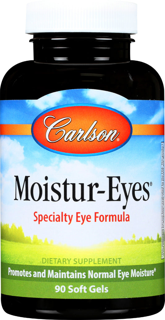 Carlson Moistur-Eyes 90 Soft Gels 30 Servings Front