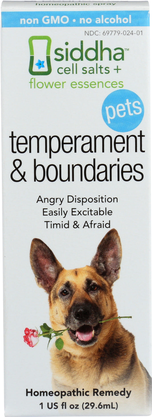 Siddha Remedies Pets Temperament & Boundaries 1 fl oz