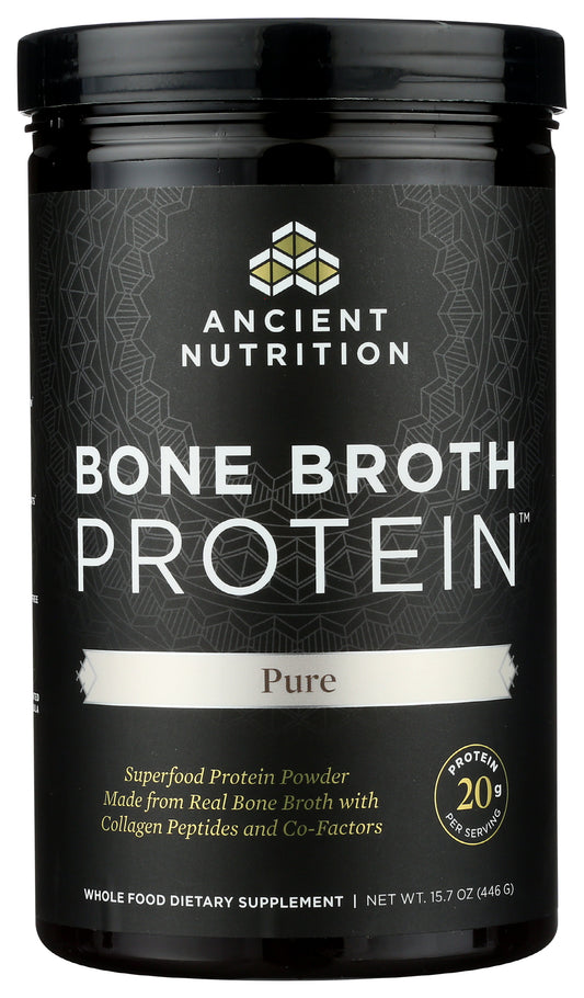 Ancient Nutrition Bone Broth Protein Pure 446g Front
