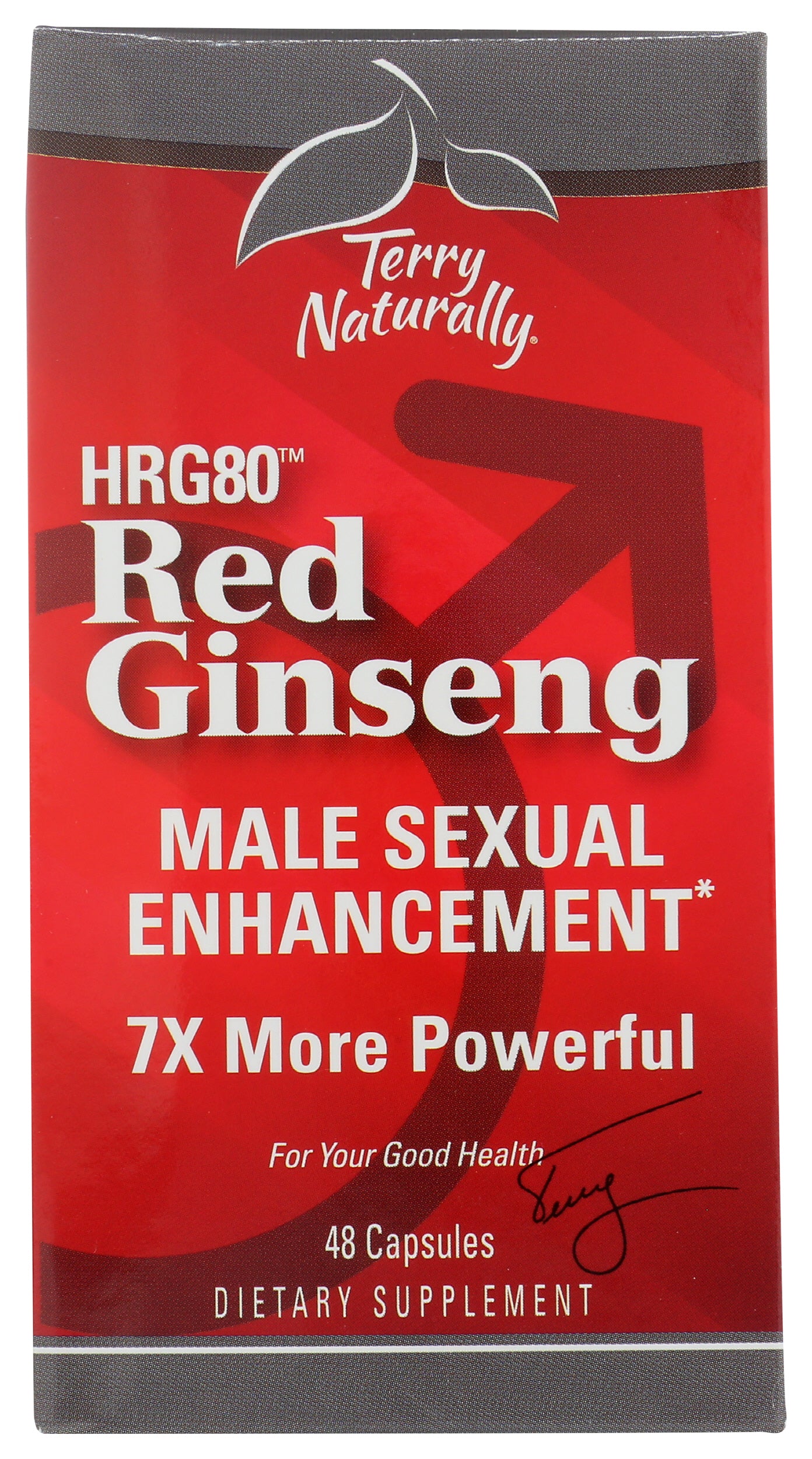 Terry Naturally HRG80 Red Ginseng 48 Capsules Front of Box