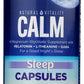 Natural Vitality Calm Sleep 120 Capsules Front of Bottle