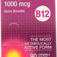 Natural Factors Methylcobalamin 1000 mcg 90 Tablets Front of Box