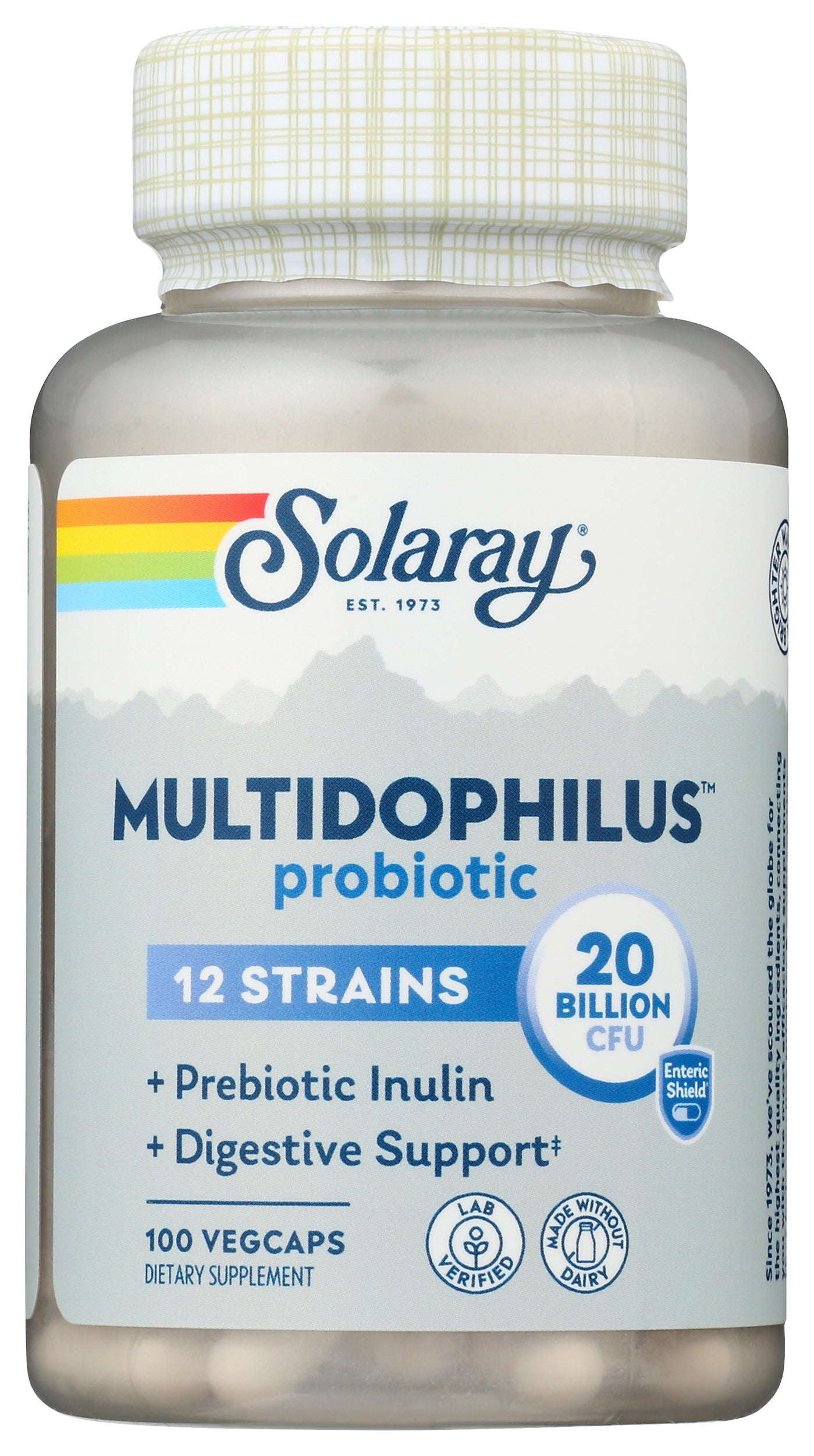 Solaray Multidophilus Probiotic 100 VegCaps Front