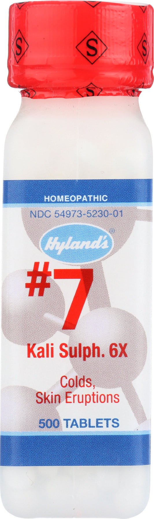 Hyland's #7 Kali Sulph. 6X 500 Tablets