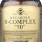 Solgar Megasorb B-Complex "50" 100 Tablets Front of Bottle