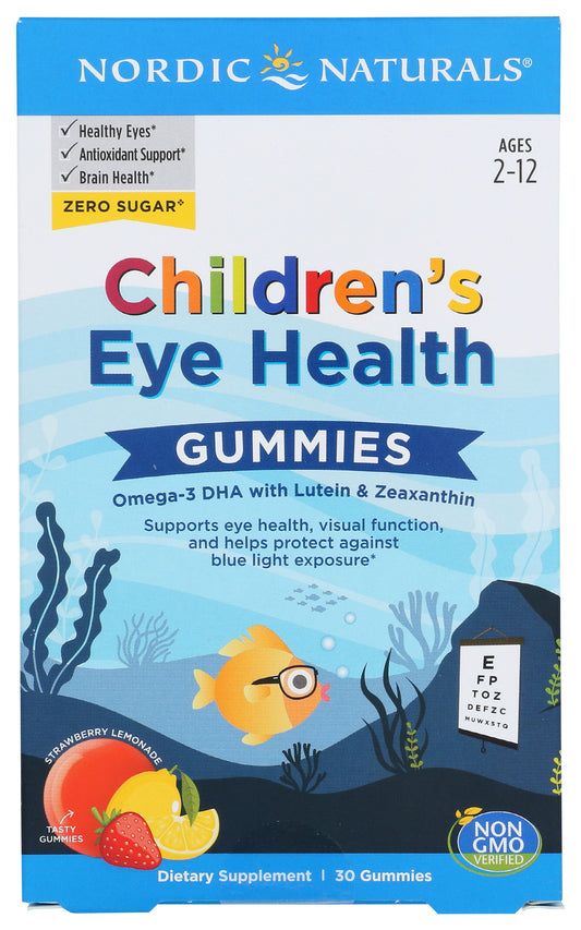 Nordic Naturals Children's Eye Health Omega-3 DHA with Lutein & Zeaxanthin 30 Gummies Front