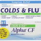 B&T Colds & Flu Alpha CF 40 Tablets Front of Box