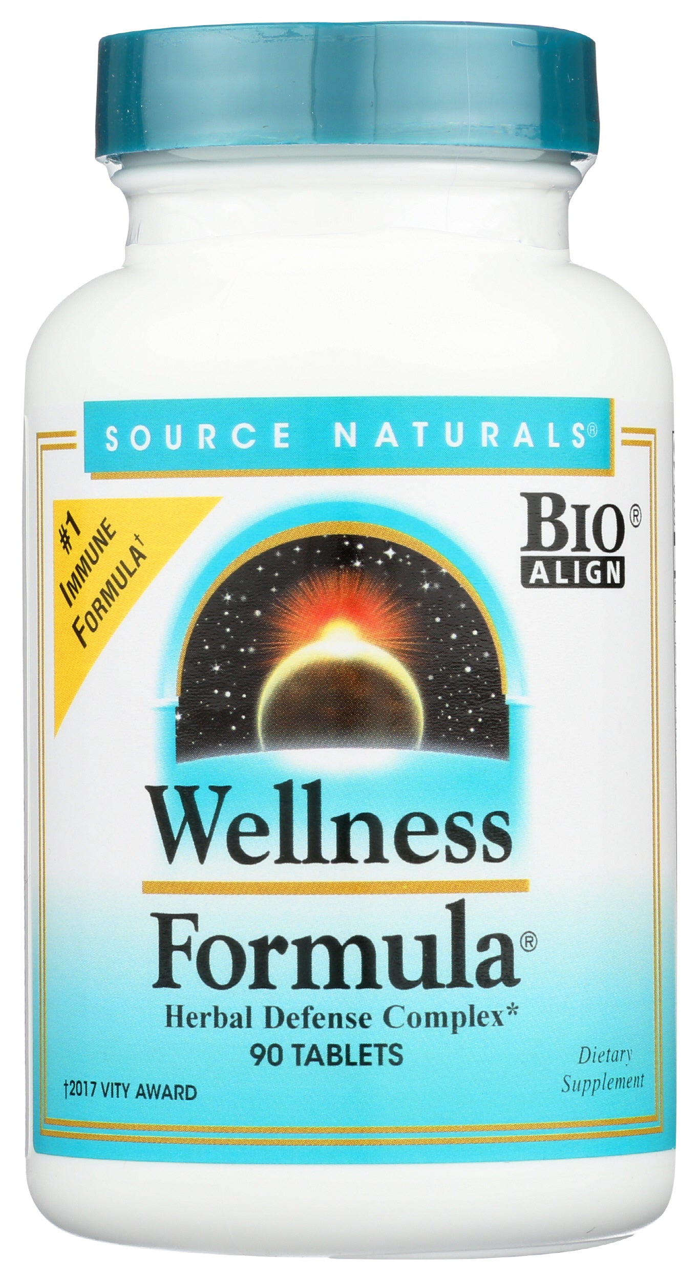 Source Naturals Wellness Formula 90 Tablets Front of Bottle