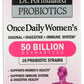 Garden of Life OnceDaily Women's Probiotics 30 Vegetarian Capsules Front