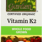 NaturesPlus Source of Life Garden Vitamin K2 60 Vegan Capsules Front of Box