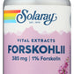 Solaray Forskohlii 385 mg 60 Vegetarian Capsules Front of Bottle