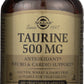 Solgar Taurine 500 mg 100 Vegetable Capsules Front