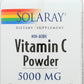 Solaray Buffered Vitamin C Powder 5000mg 8 Oz Front of Bottle