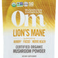 Om Lion's Mane Powder 3.5oz Front of Bag