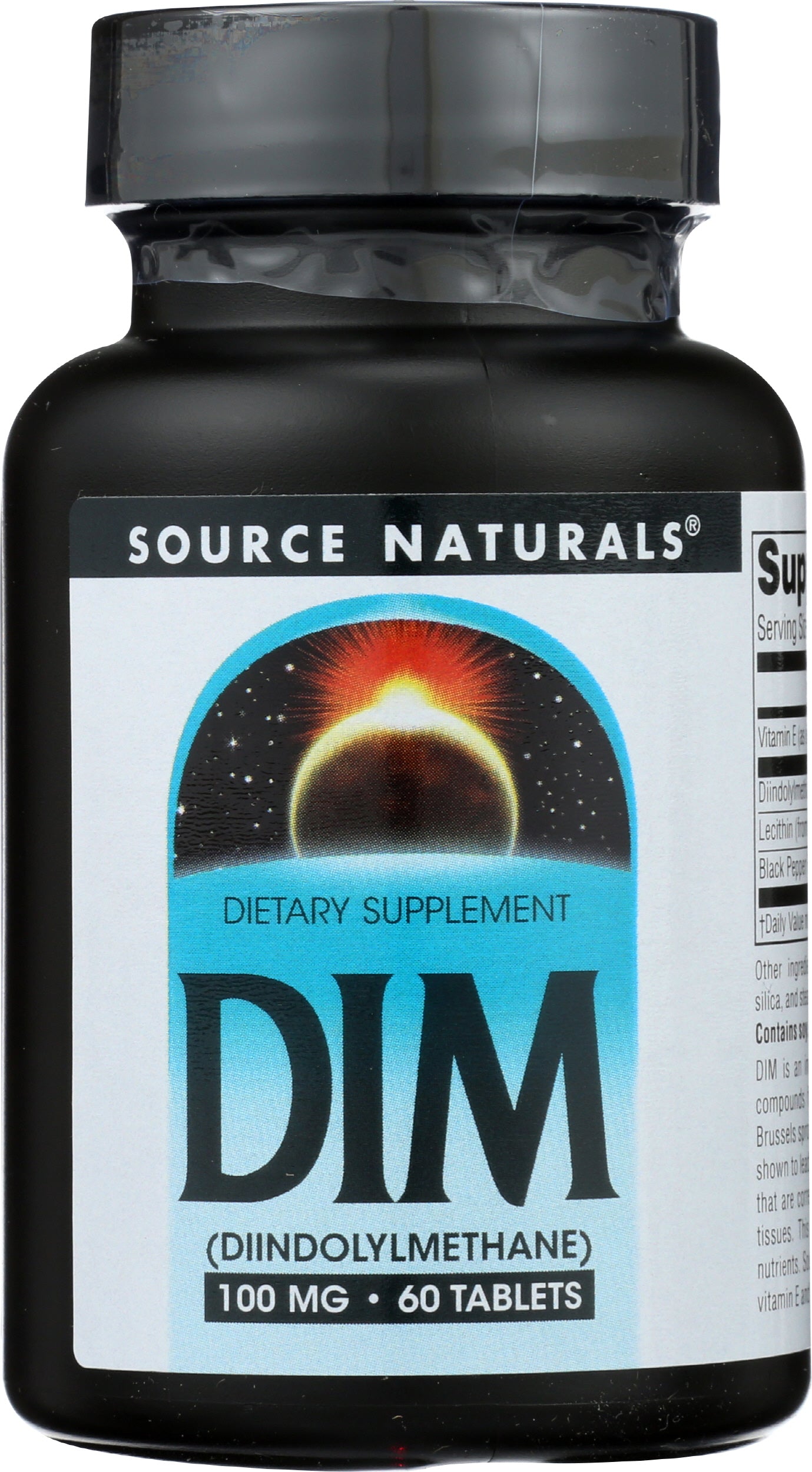 Source Naturals DIM 100mg 60 Tablets Front