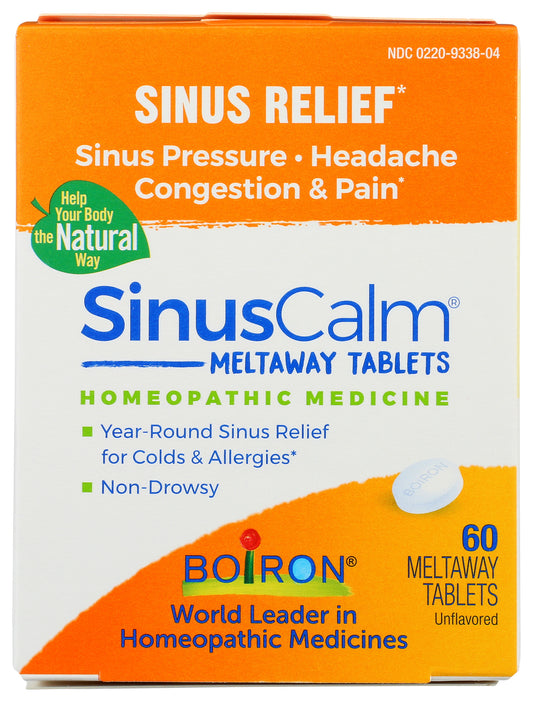 Boiron SinusCalm 60 Tablets Front