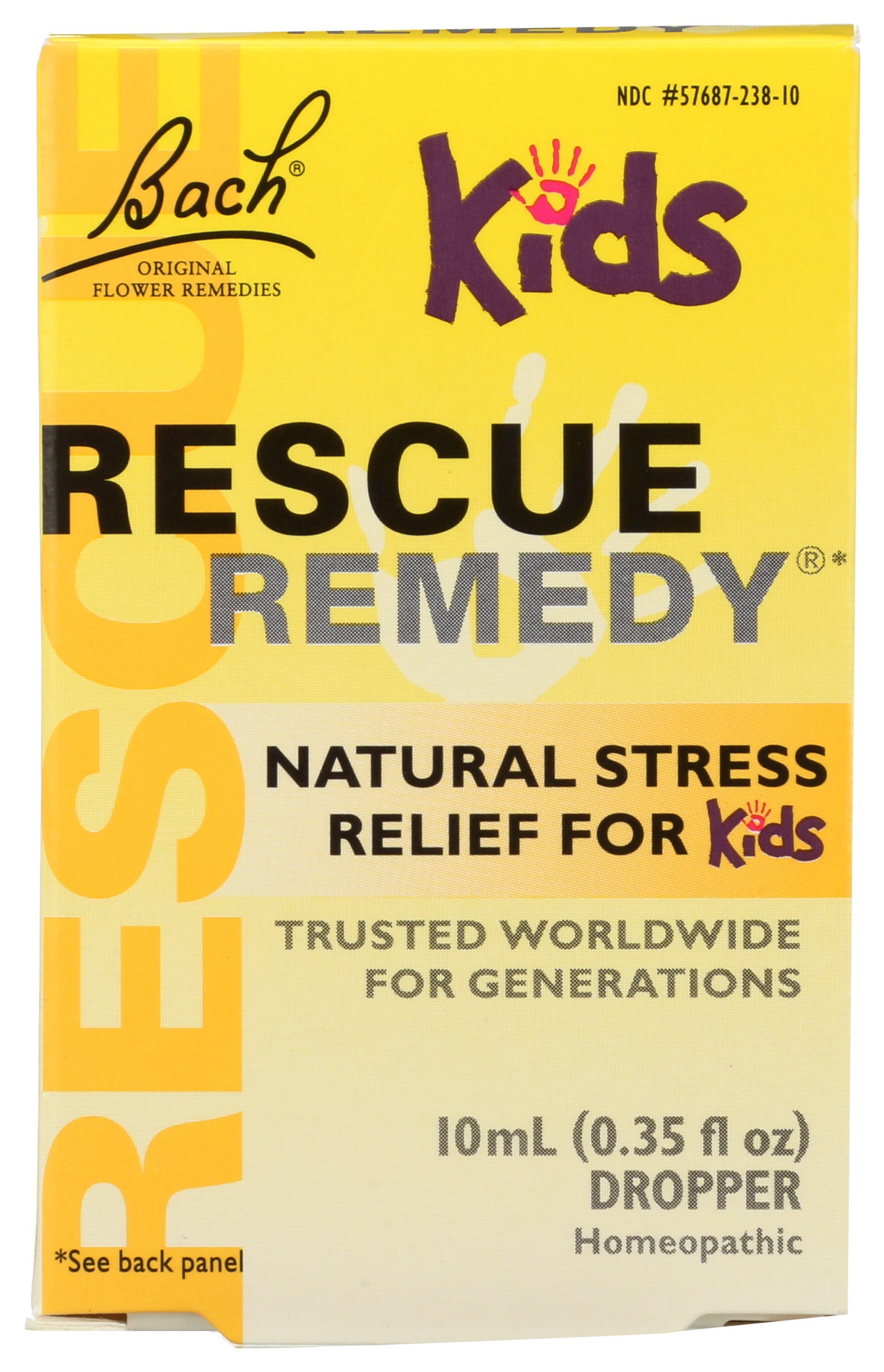 Bach Kids Rescue Remedy Dropper Stress Relief 0.35 fl oz Front