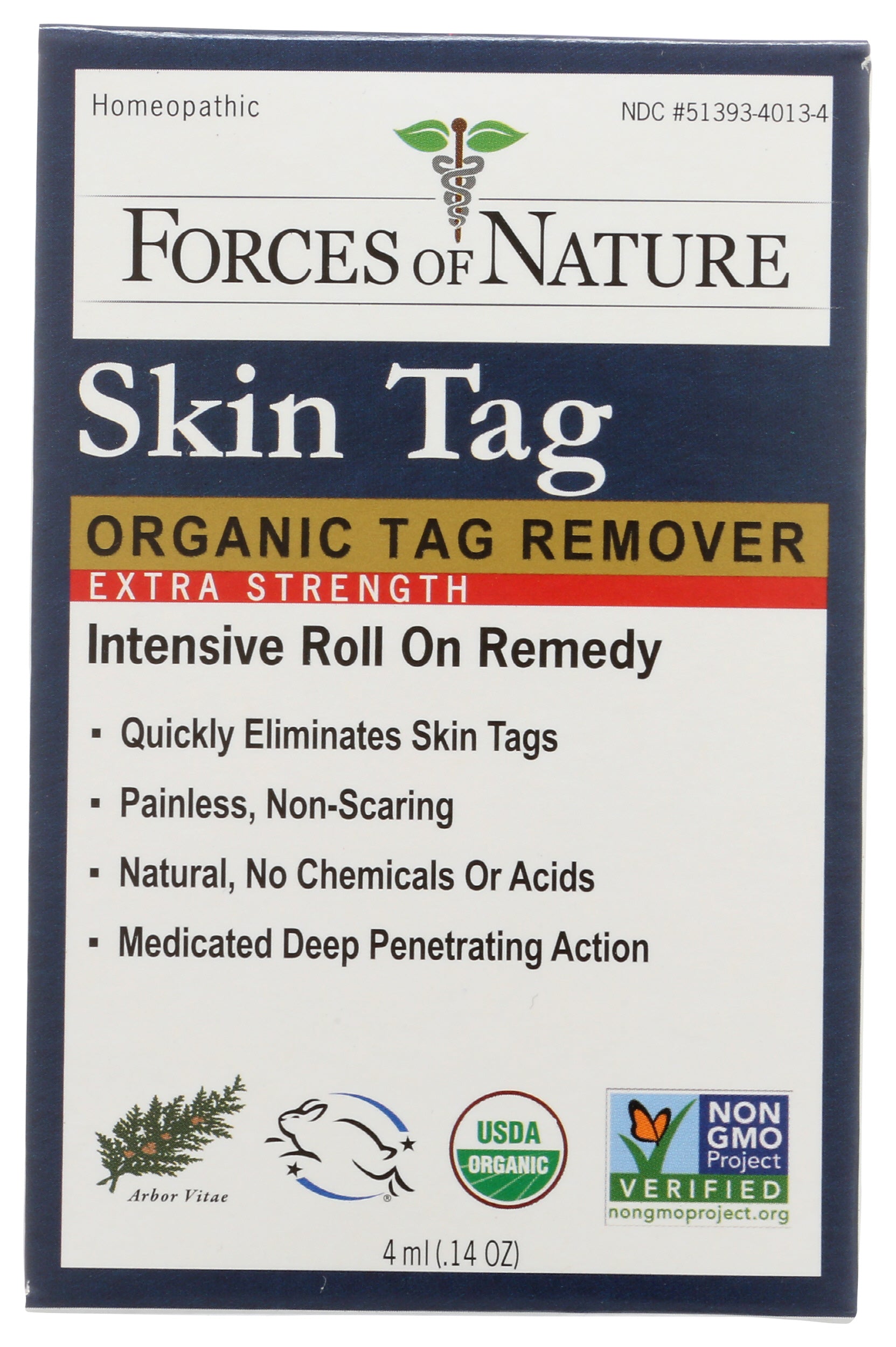 Forces of Nature Skin Tag Remover 4 ml Front