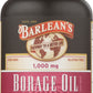 Barlean's Borage Oil 1000 mg 60 Soft Gels Front of Bottle