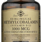 Solgar Methylcobalamin Vitamin B12 1000 mcg 60 Nuggets Front of Bottle