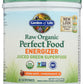 Garden of Life Raw Organic Perfect Food Energizer Front of Bottle