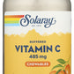Solaray Buffered Vitamin C 485mg 100 Chewables Front of Bottle