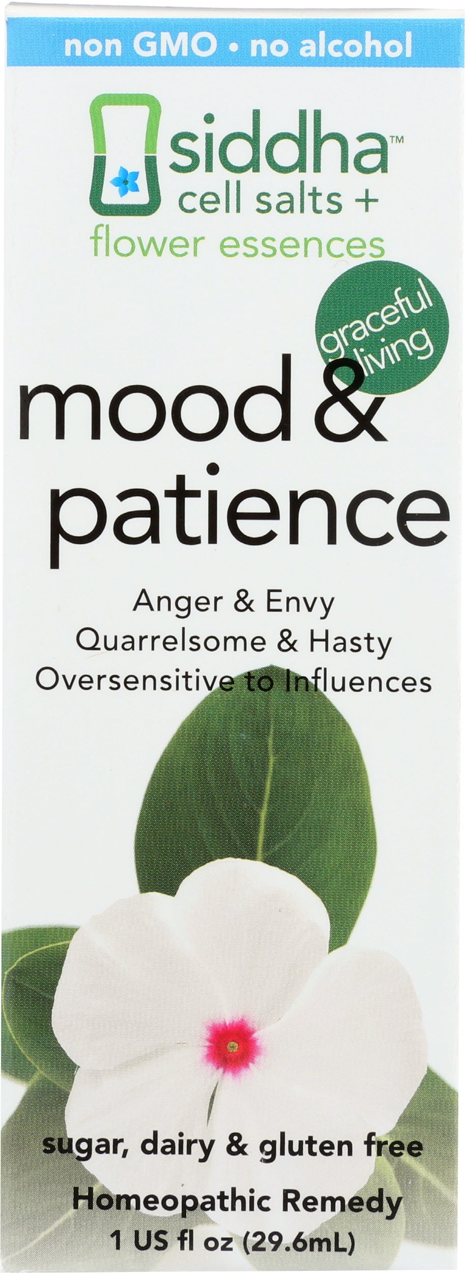 Siddha Remedies Mood & Patience 1 Fl. Oz. Front