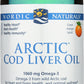 Nordic Naturals Arctic Cod Liver Oil 1060 mg 16 fl oz Front of Box