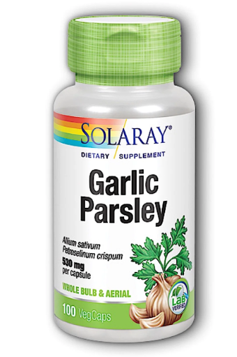 Solaray True Herbs Garlic Parsley 530 mg 100 VegCaps