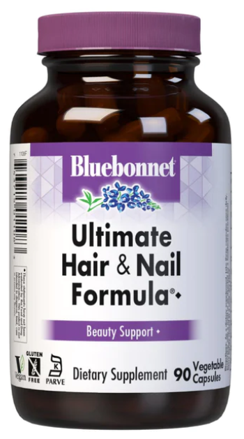 Bluebonnet Ultimate Hair & Nail Formula 90 Vegetarian Capsules