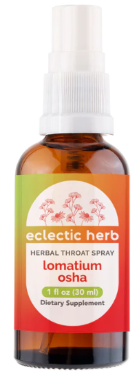 Eclectic Institute Lomatium Osha Throat Spray 1 fl oz